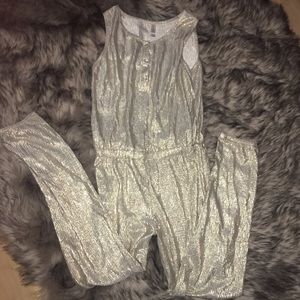 Children’s Place • girls gold jumpsuit 🎀